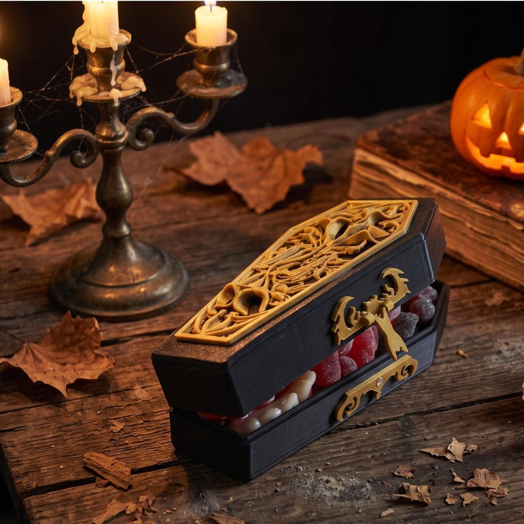 Box Ataúd Gótico con Gomitas de Terror – Box Edición Halloween / Dark 🖤💀🎃 - Imagen 6
