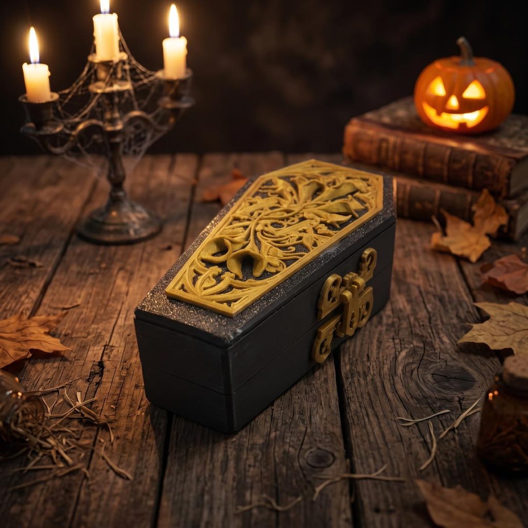 Box Ataúd Gótico con Gomitas de Terror – Box Edición Halloween / Dark 🖤💀🎃 - Imagen 4