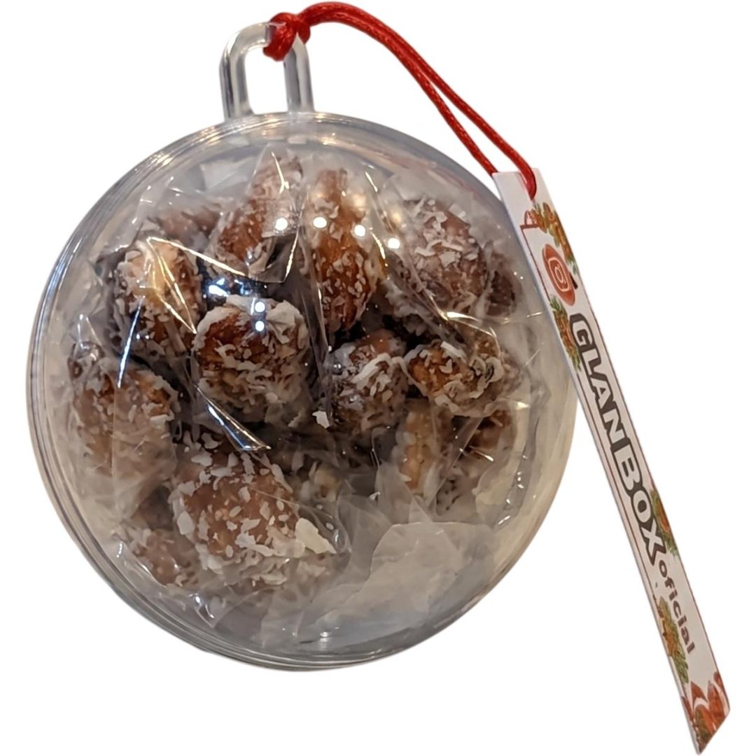 Bola Navidad con Almendras (con Miel y Coco) - Adorno navideño Arbolito