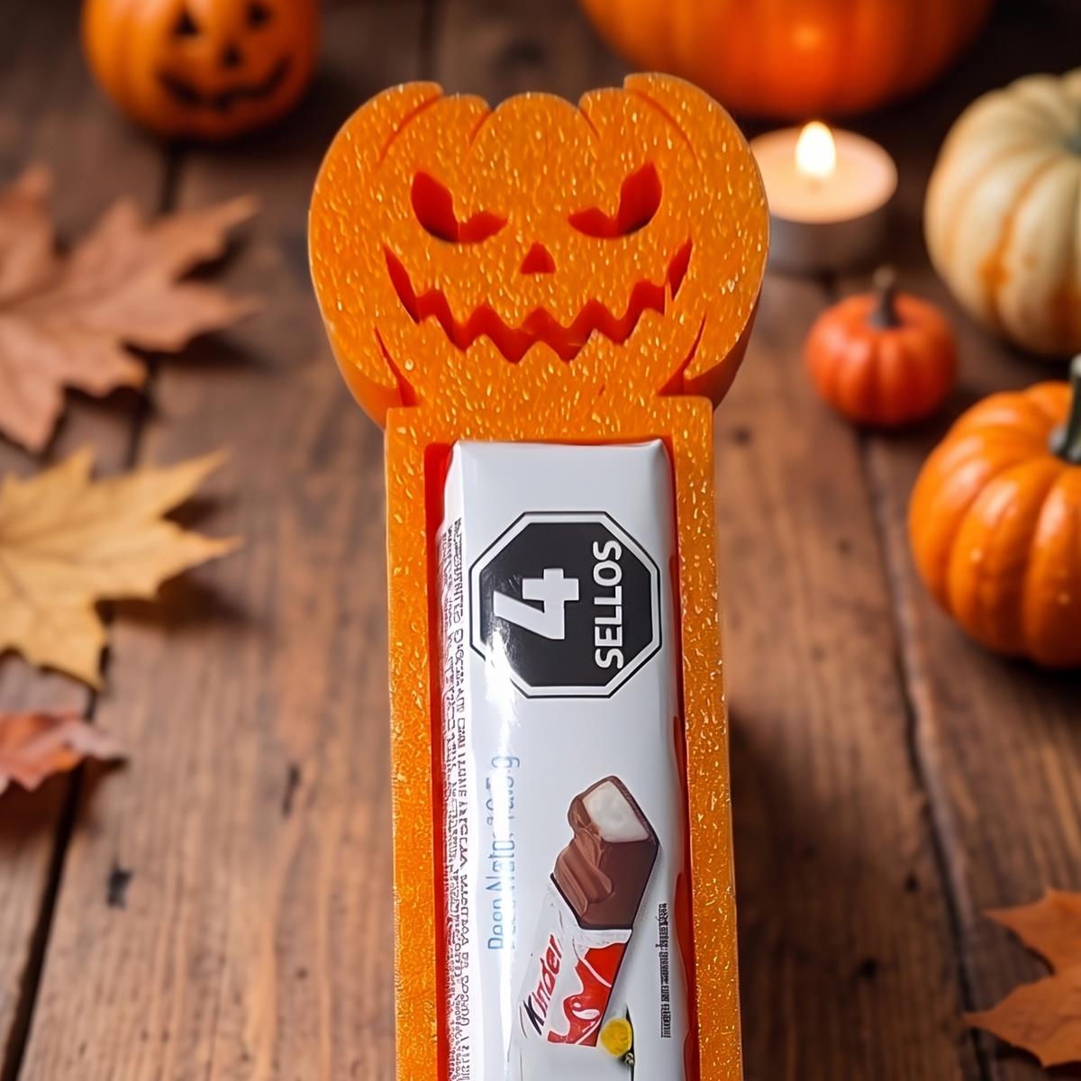 Set de 3 Figuras Halloween Porta Chocolatín Kinder (Incluído) 🎃👻✨ - Imagen 9