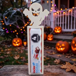 Porta Kinder Halloween con Chocolatin incluído - 1 figura + 1 kinder