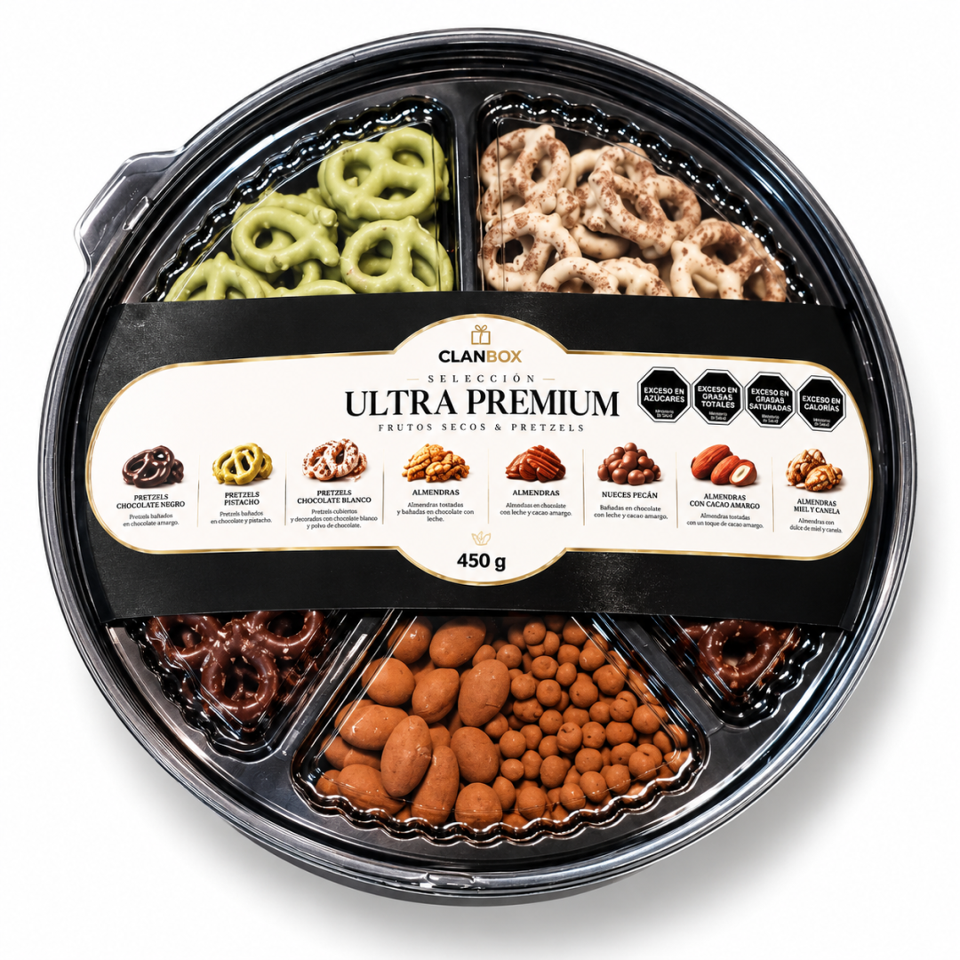 Box Frutos Secos y Pretzels Gourmet - Picada degustación 450g - Imagen 2