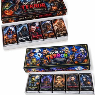 Estuche 10 Chocolatines Terror Halloween Noche de Brujas Samaín 🎃👻✨